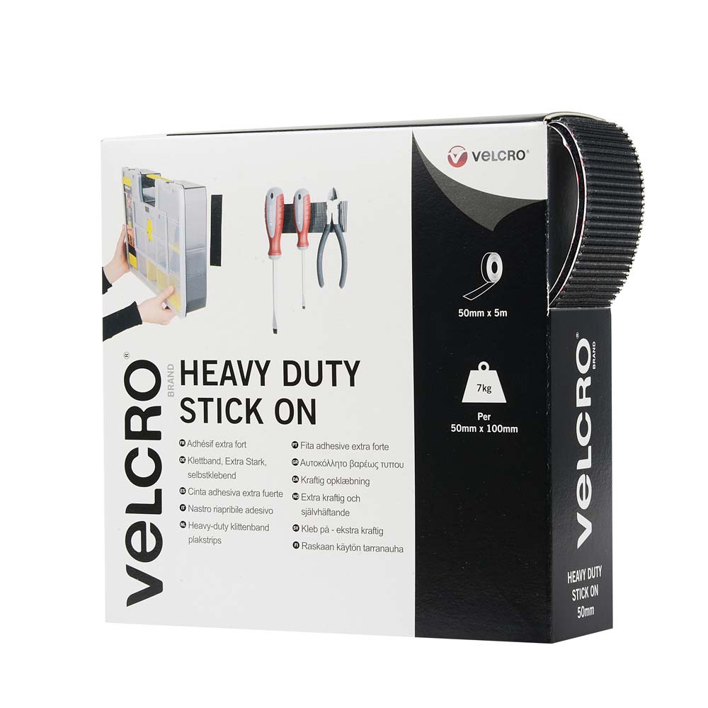 Self Adhesive Heavy Duty Stick on Strip VELCRO® Brand